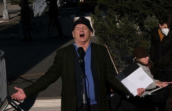 O Μπιλ Μάρεϊ σε κουαρτέτο-έκπληξη σε πάρκο της Νέας Υόρκης 