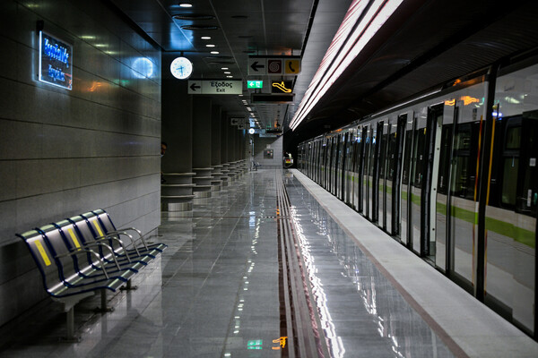 Κακοκαιρία «Ελπίς»: Διακόπηκε η κυκλοφορία του μετρό προς και από το Αεροδρόμιο