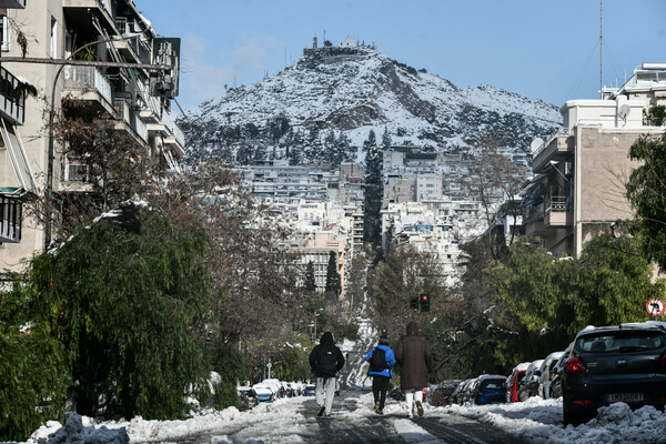 Κακοκαιρία «Ελπίς»: Η επόμενη μέρα - Εικόνες από τους «κομμένους» δρόμους - Πτήση με drone πάνω από την Αθήνα
