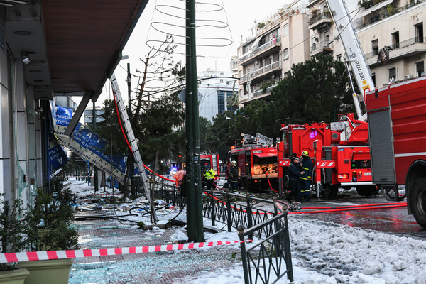 Ισχυρή έκρηξη στη λεωφόρου Συγγρού - Αποκλείστηκε η περιοχή