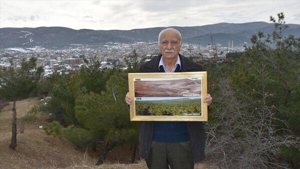 Τούρκος φύτεψε 30 εκατομμύρια δέντρα μετατρέποντας ερημικές εκτάσεις σε καταπράσινα δάση