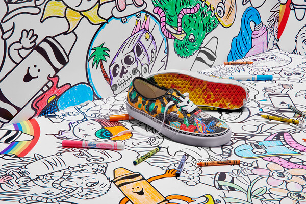Vans και Crayola γιορτάζουν μαζί τη δημιουργικότητα, με μια νέα πολύχρωμη capsule συλλογή.
