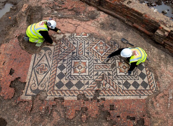 roman mosaic london