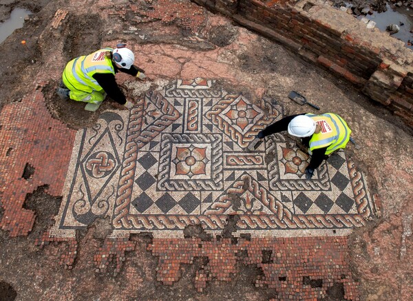 roman mosaic london