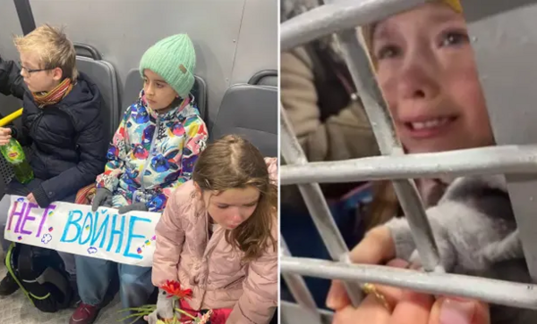 Μόσχα: Συνελήφθησαν 5 παιδιά που πήγαν λουλούδια στην πρεσβεία της Ουκρανίας