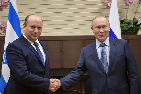 Στη Μόσχα ο Ισραηλινός πρωθυπουργός- Συνάντηση με τον Πούτιν