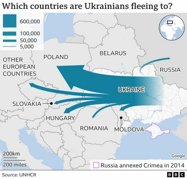 Ο χάρτης της ρωσικής εισβολής στην Ουκρανία- Οι πόλεις υπό κατοχή και πού μαίνονται σφοδρές μάχες