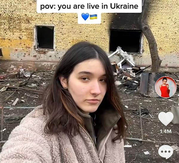Ουκρανή TikToker καταγράφει τη ζωή της στο καταφύγιο -Περιγράφει την καθημερινότητά της και γίνεται viral