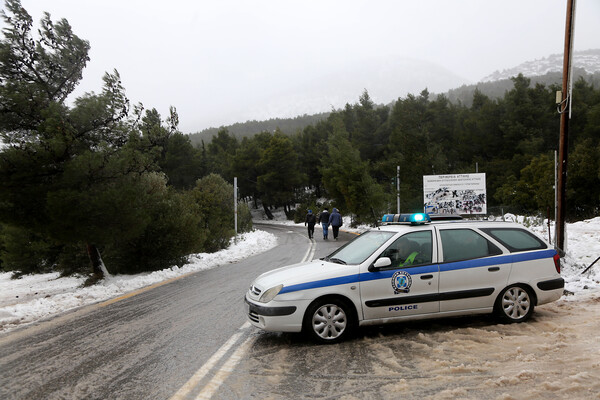 Κακοκαιρία «Φίλιππος»: Κυκλοφοριακές ρυθμίσεις στην Αττκή λόγω της χιονόπτωσης