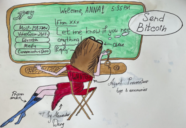 Fake Heiress Anna Delvey Is Showing Her Prison Art With Help Of Basquiat Forger
