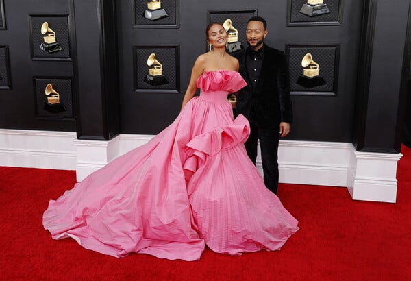 Grammys 2022: Red carpet fashion in pictures