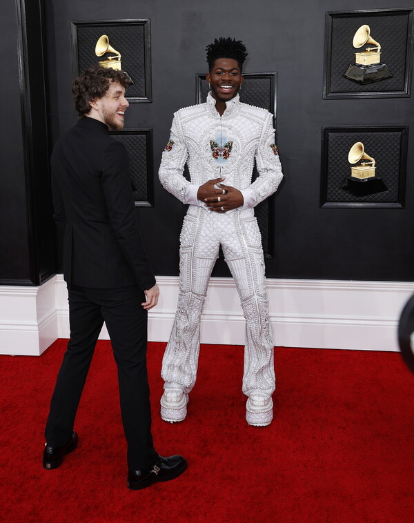 Grammys 2022: Red carpet fashion in pictures