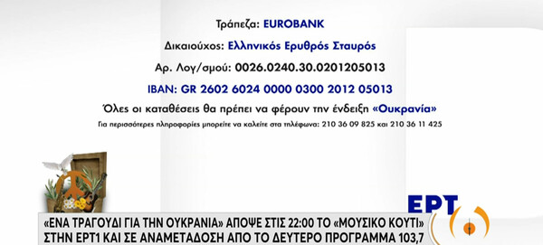 Ένα ξεχωριστό «Μουσικό Κουτί» απόψε για την Ουκρανία - Πώς μπορούμε να βοηθήσουμε