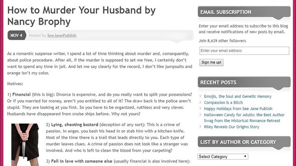 Η συγγραφέας του «How to Murder Your Husband» κατηγορείται πως σκότωσε τον άντρα της