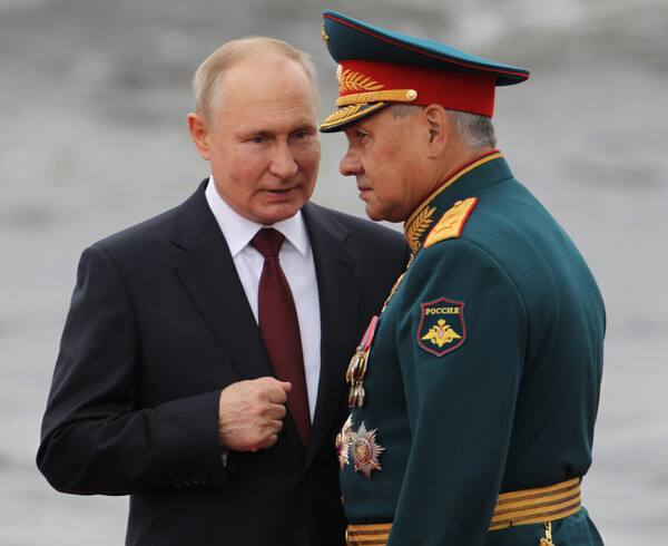 Ο Βλαντίμιρ Πούτιν και ο Σεργκέι Σοιγκού
