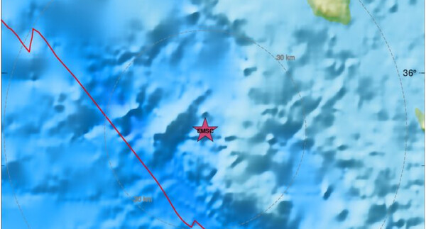 Σεισμός 5,2 βαθμών νοτιοδυτικά των Κυθήρων –Αισθητός και στην Αττική