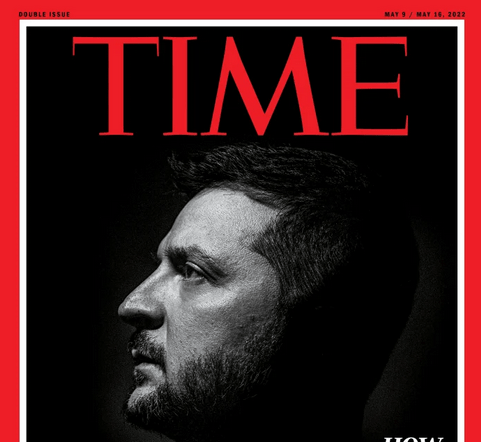 Βολοντίμιρ Ζελένσκι: εξώφυλλο στο περιοδικό TIME