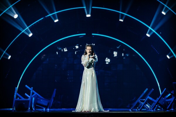 Eurovision 2022: Η Αμάντα Γεωργιάδη έκανε την πρώτη πρόβα στο Pala Olimpico 