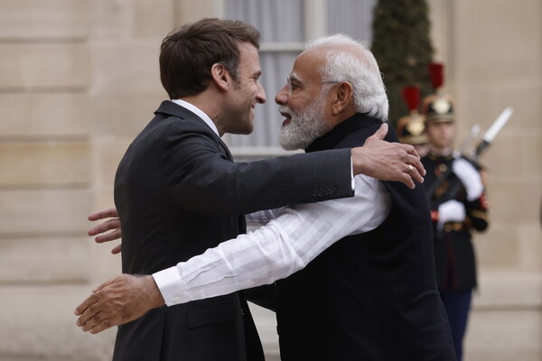 Macron Modi