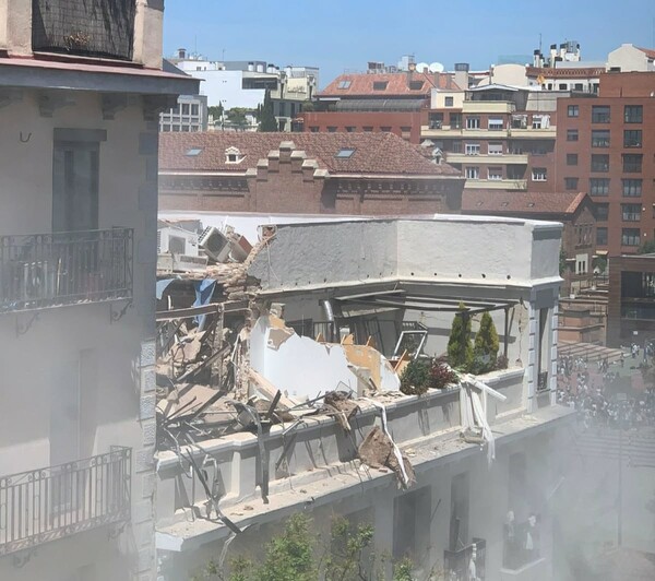 Έκρηξη σε κτήριο στη Μαδρίτη - Οι πρώτες εικόνες από το σημείο