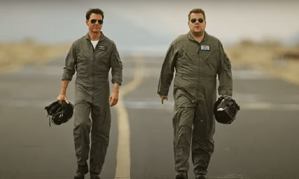 Tom Cruise Takes James Corden to the Danger Zone with Frightening Flight in Top Gun Fighter Jet