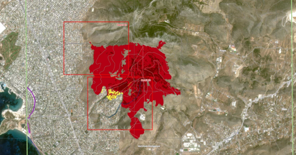 Υπηρεσία Copernicus: Στα 4.322 στρέμματα η καμένη γη σε Γλυφάδα, Βούλα και Βάρη 