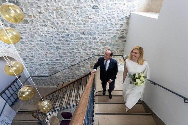 Γαμπρός για πρώτη φορά ο Φρανσουά Ολάντ- Παντρεύτηκε την Ζιλί Γκαγιέ