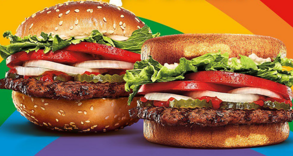 Burger King has a 'Pride Whopper' with 'two equal buns'