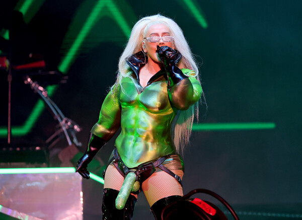 Christina Aguilera rocks massive, bejewelled strap-on in unforgettable LA Pride performance