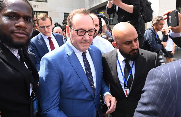 Kevin Spacey appears in London court after being charged with sexual assault