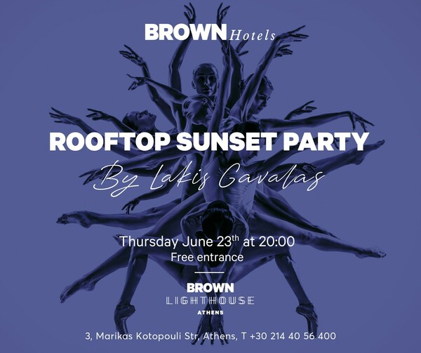 Rooftop Pool Party By Lakis Gavalas: Το ανατρεπτικό party της πόλης επιστρέφει με καλοκαιρινή διάθεση