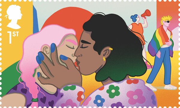 Royal Mail unveils kaleidoscopic LGBTQ+ stamps to mark 50 years of Pride in the UK