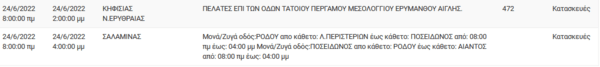 Διακοπές ρεύματος την Παρασκευή στην Αττική - Αναλυτικά οι περιοχές και οι ώρες