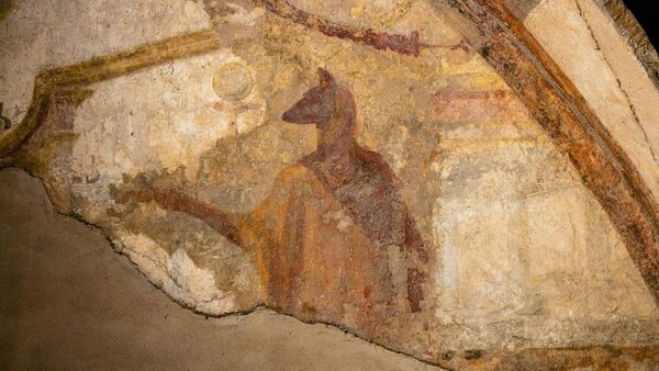 Θαυμάσιες τοιχογραφίες από την εποχή του Αδριανού αποκαλύφθηκαν στις θέρμες του Καρακάλα