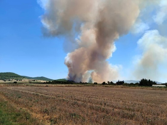 Αναζωπυρώσεις στη φωτιά στη Σάμο- Η κατάσταση στα πύρινα μέτωπα