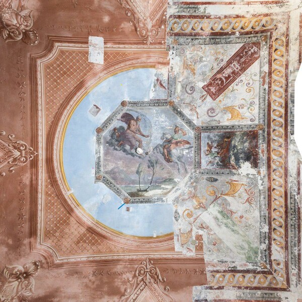 Μια κρυμμένη τοιχογραφία με την αρπαγή της Ευρώπης αποκαλύφθηκε μετά από 500 χρόνια στο παλάτι του Μονακό
