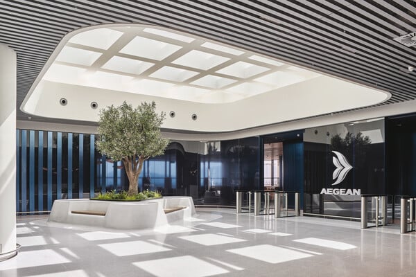 Το νέο business lounge της AEGEAN είναι μια design εμπειρία για κάθε ταξιδιώτη