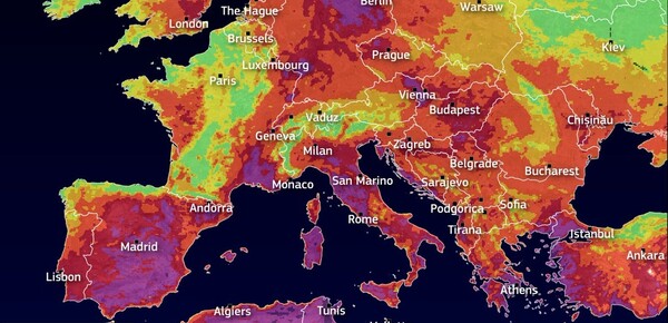 Υπηρεσία Copernicus: Ακραίος κίνδυνος πυρκαγιάς στην Αττική και σήμερα