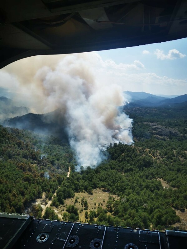 Μαίνεται η φωτιά στον Έβρο- Μάχη για να σωθεί το δάσος της Δαδιάς