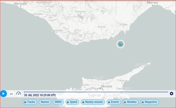 Βορείως της Κύπρου το τουρκικό γεωτρύπανο «Αμπντουλχαμίτ Χαν» - 