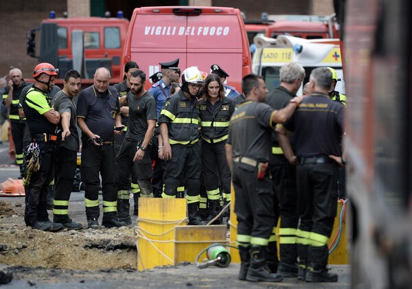 Man rescued from tunnel in Rome after alleged attempted bank heist