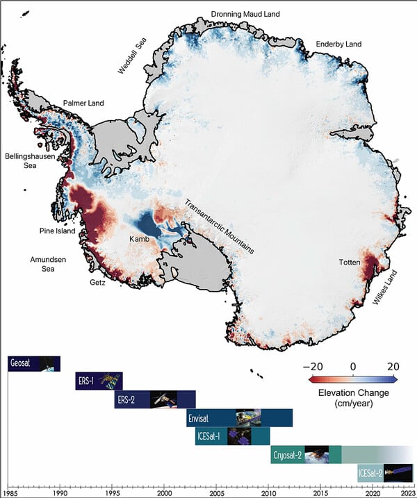 Ανησυχητικά στοιχεία από μελέτες της ΝASA για την Ανταρκτική - Η ήπειρος αλλάζει 