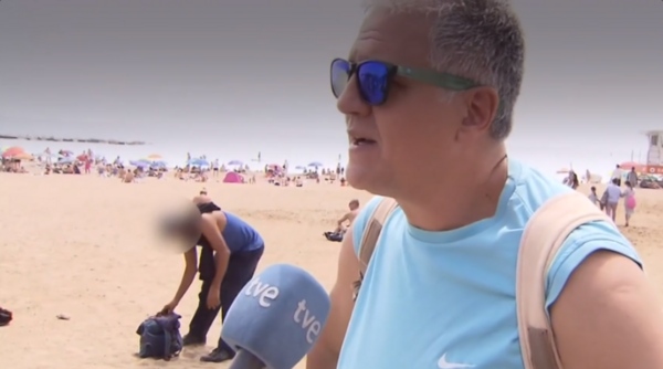 Bag thief caught on live TV in Barcelona