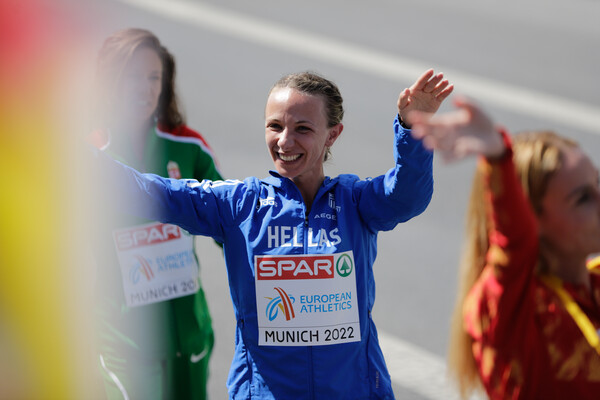 Ξανά «χρυσή» η Αντιγόνη Ντρισμπιώτη - Πρωταθλήτρια Ευρώπης στα 20 χλμ. βάδην 