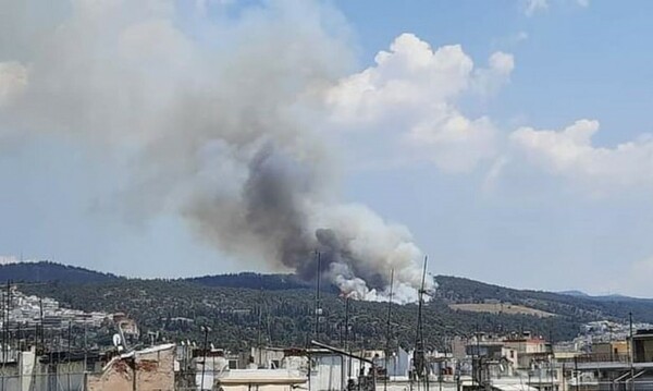 Φωτιά στο Σέιχ Σου- 51 πυροσβέστες στην κατάσβεση