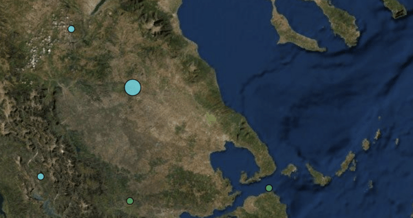 Σεισμός 4,3 Ρίχτερ στον Τύρναβο