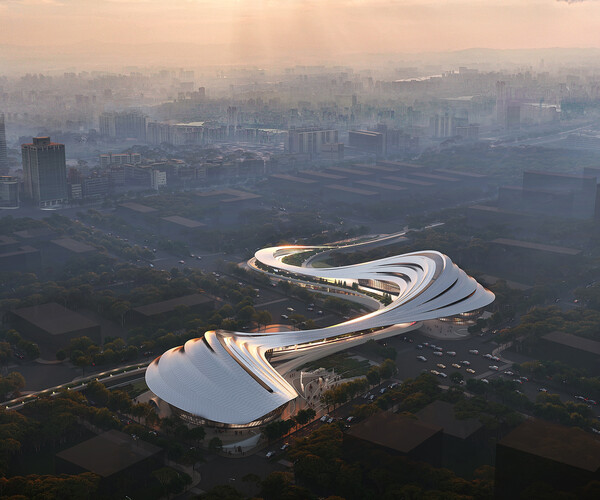 Ένα ελικοειδές Κέντρο Πολιτισμού από τους Zaha Hadid Architects