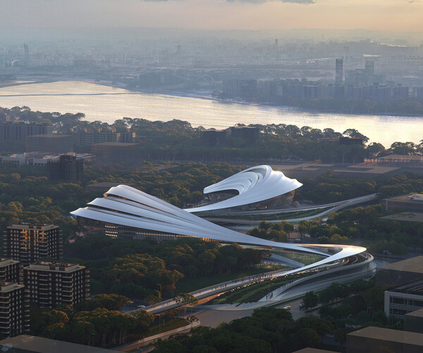 Ένα ελικοειδές Κέντρο Πολιτισμού από τους Zaha Hadid Architects