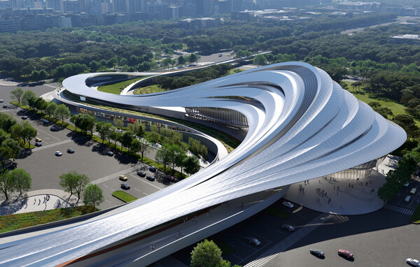 Ένα ελικοειδές Κέντρο Πολιτισμού από τους Zaha Hadid Architects