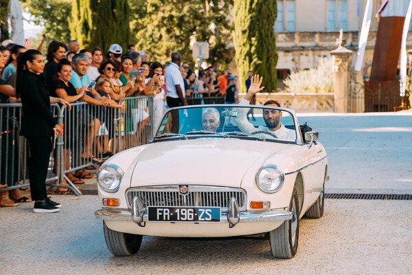 See Every Arrival at Simon Porte Jacquemus and Marco Maestri’s South of France Wedding